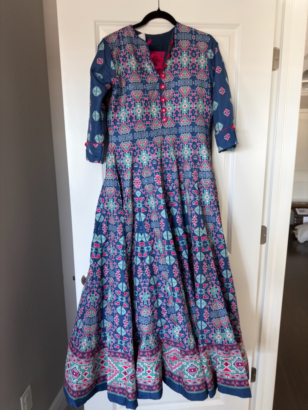Anarkali dress with dupatta